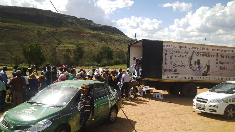 The Al-Imdaad Foundation distribution campaign in QwaQwa extended over 3 days and targeted drought affected townships